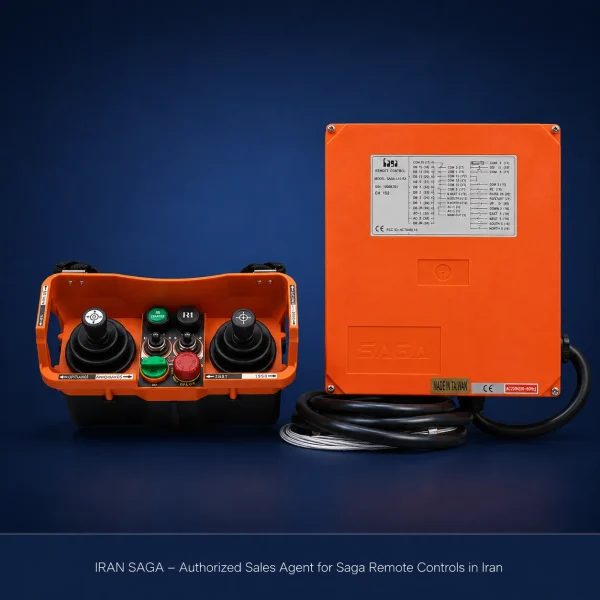 ریموت جرثقیل ساگا L40 اصل تایوان ریموت کنترل جرثقیل SAGA1 L40 ساخت تایوان