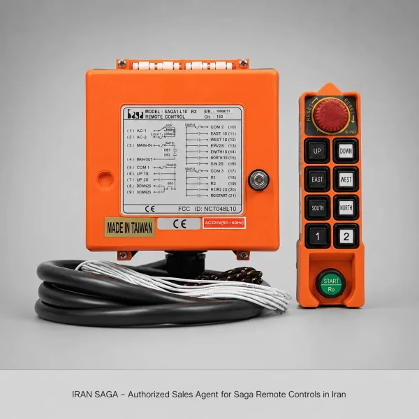 ریموت کنترل جرثقیل SAGA-L10 ساخت چین