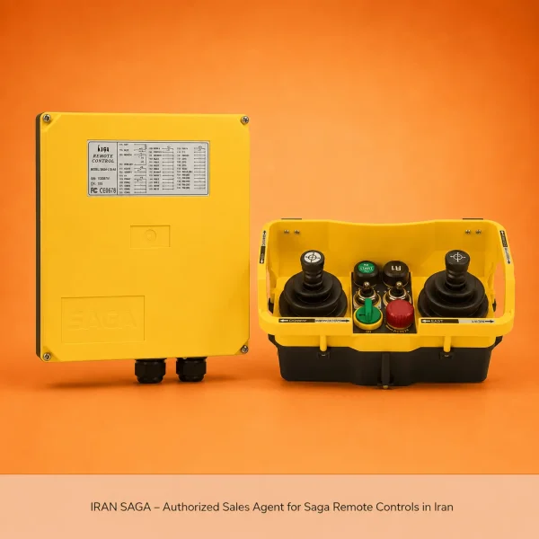 ریموت جرثقیل جویستیکی ساگا L40A چین ریموت کنترل جرثقیل SAGA1-L40A ساخت چین